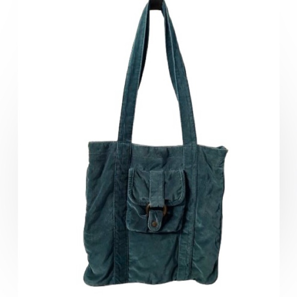 American Eagle Teal Velvet Tote